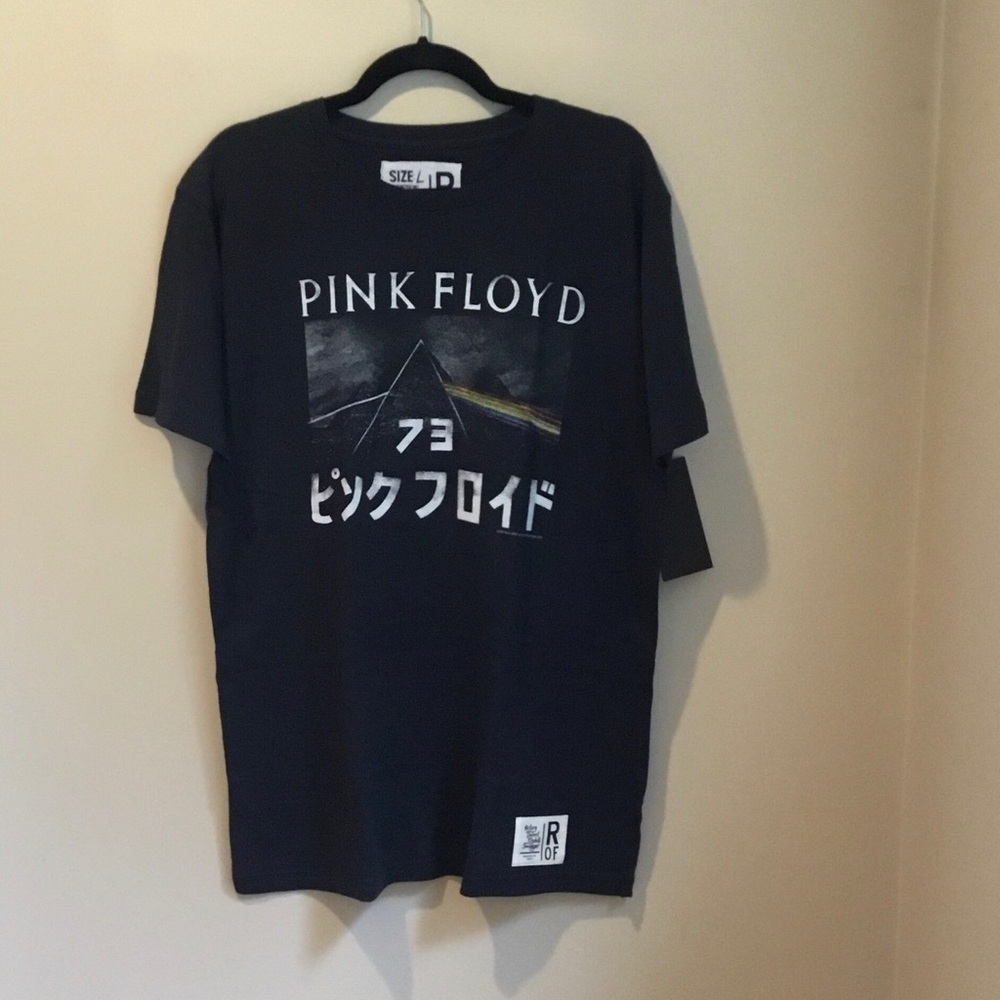 NEW Roots of Fight Pink Floyd Rainbow Graphic T Shirt Large